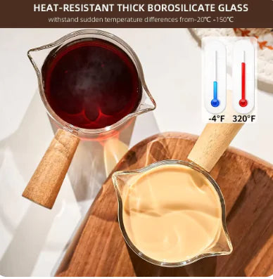 Heat-Resisting Glass Espresso Measuring Cup