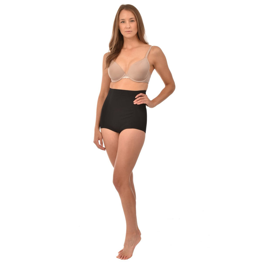 High Waist Full Brief Shaper - Black