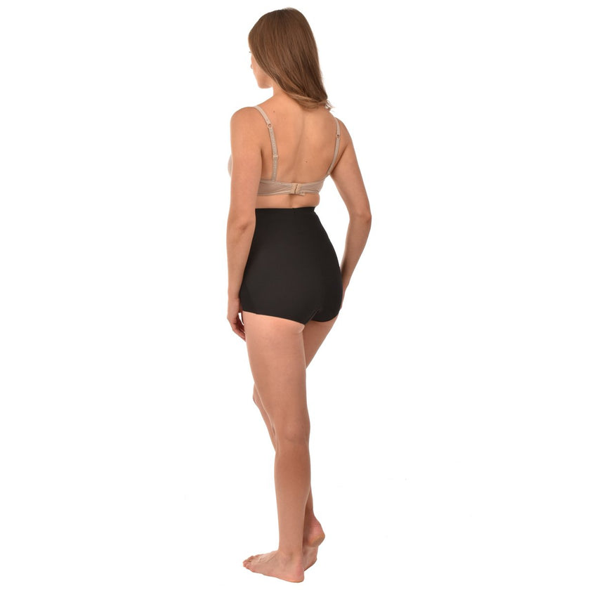 High Waist Full Brief Shaper - Black