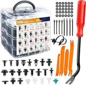 725-Piece Car Clip & Fastener Kit – Ultimate Removal & Replacement Tool!