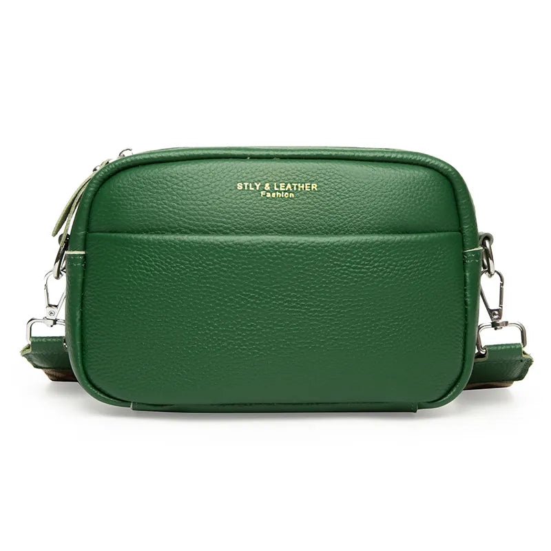 Vintage Cowhide Crossbody Bag