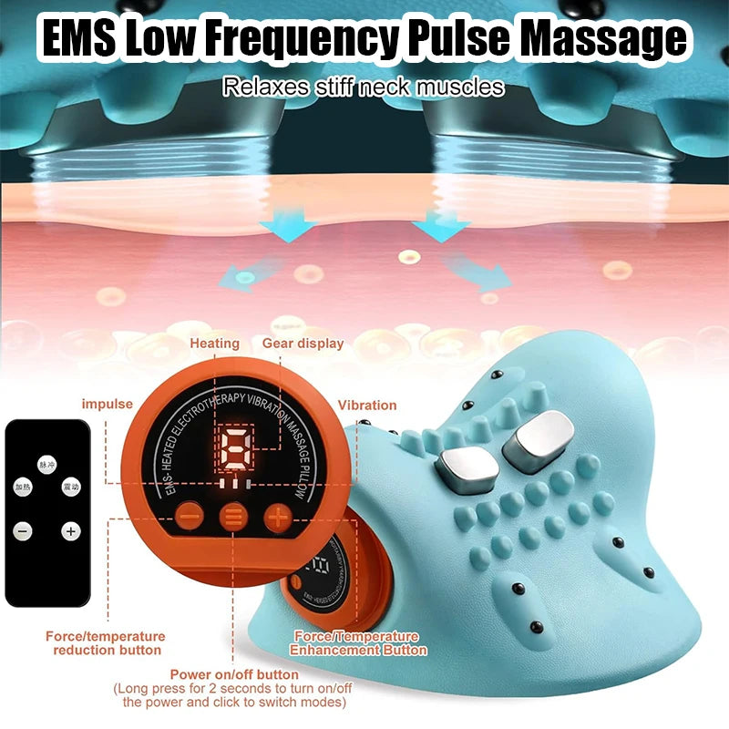 PulseComfort: EMS Neck Massage Pillow