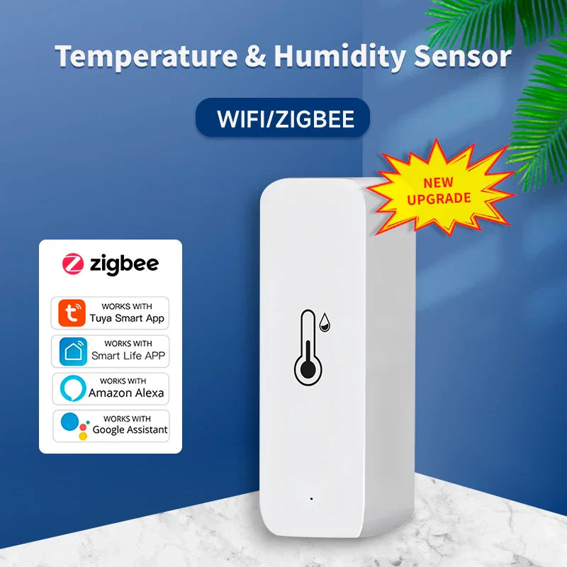 Wifi Temperature And Humidity Sensor Indoor Thermometer For Kids Room or Home Office