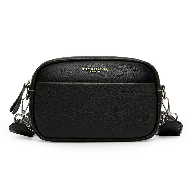 Vintage Cowhide Crossbody Bag