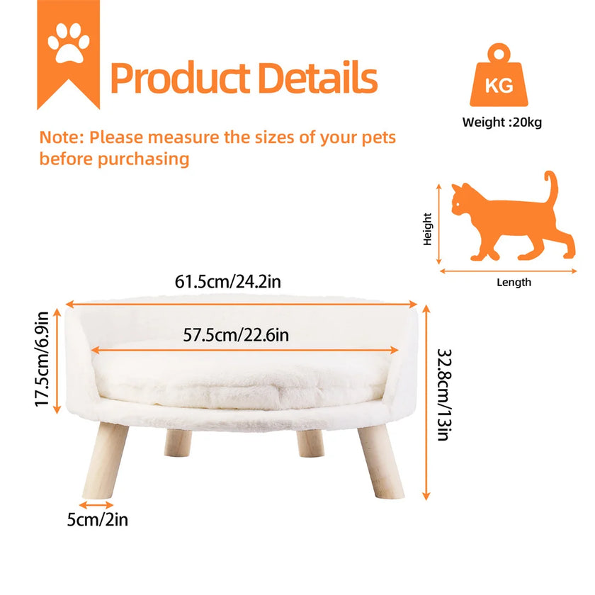 NordicPaws Elevated Bed: Style, Comfort & Waterproof Ease