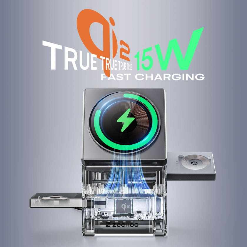 3-in-1 Magnetic Wireless Charging Station