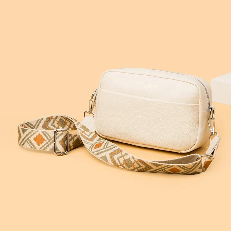Vintage Cowhide Crossbody Bag