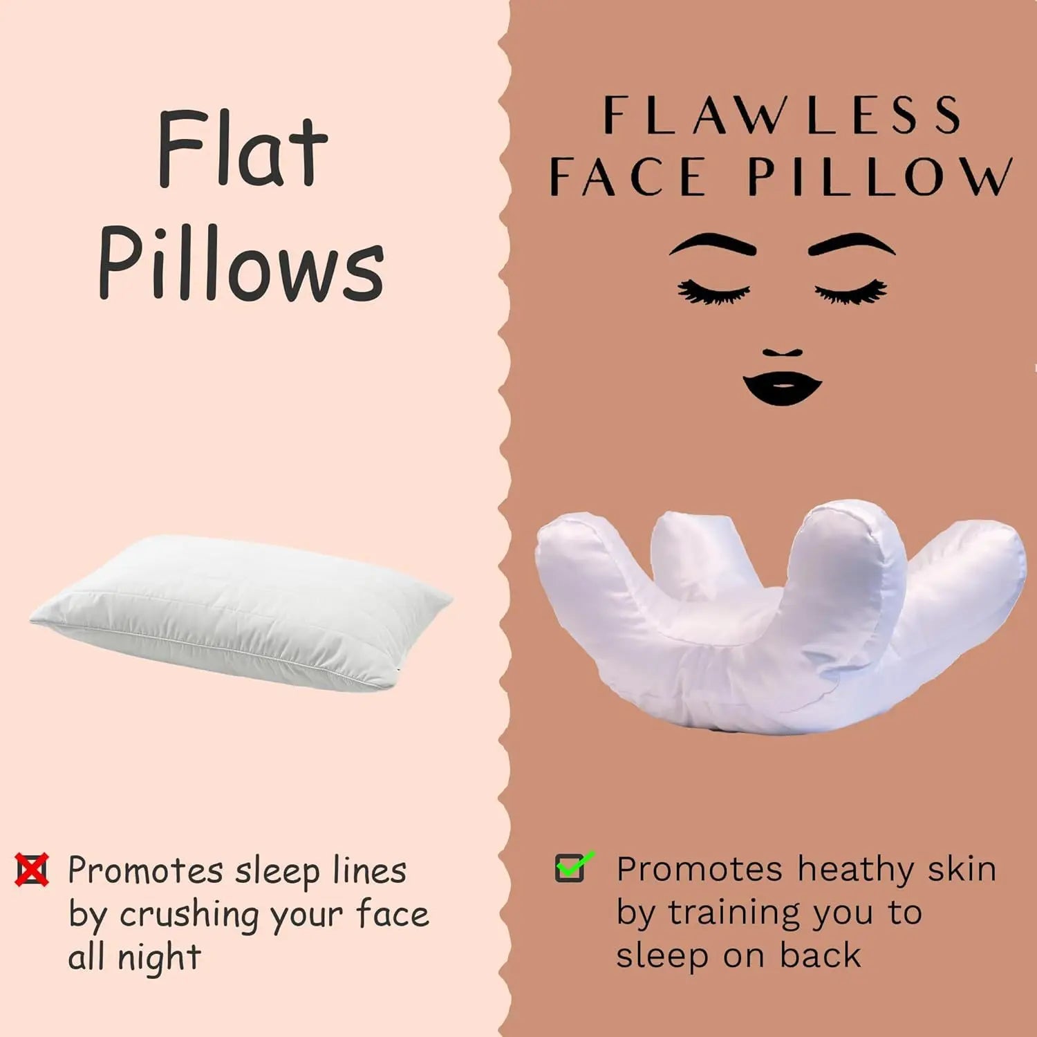 BeautyRest™ Pillow: Wake Up Younger, Sleep Wrinkle-Free!