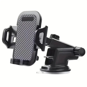 Car Dashboard Phone Holder Suction Cup Telescopic Rod Universal