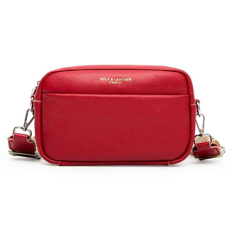 Vintage Cowhide Crossbody Bag