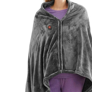 Cozy Comfort: Portable USB Heated Blanket Shawl for On-the-Go Warmth