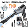 Wireless Vacuum Cleaner Dual Use for Home and Car 120W High Power Powerful Vacuum Cleaner Black PCMOS 1PC