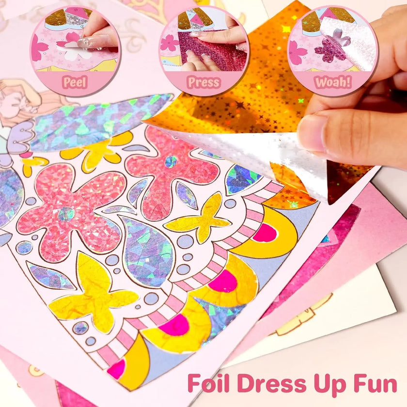 Sparkle & Dream: Princess 3-in-1 Dress-Up Set for Magical Makeovers
