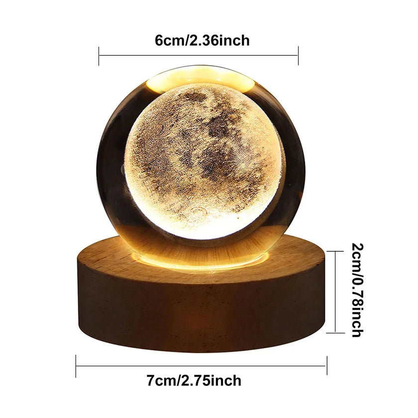 3D Moon lamp