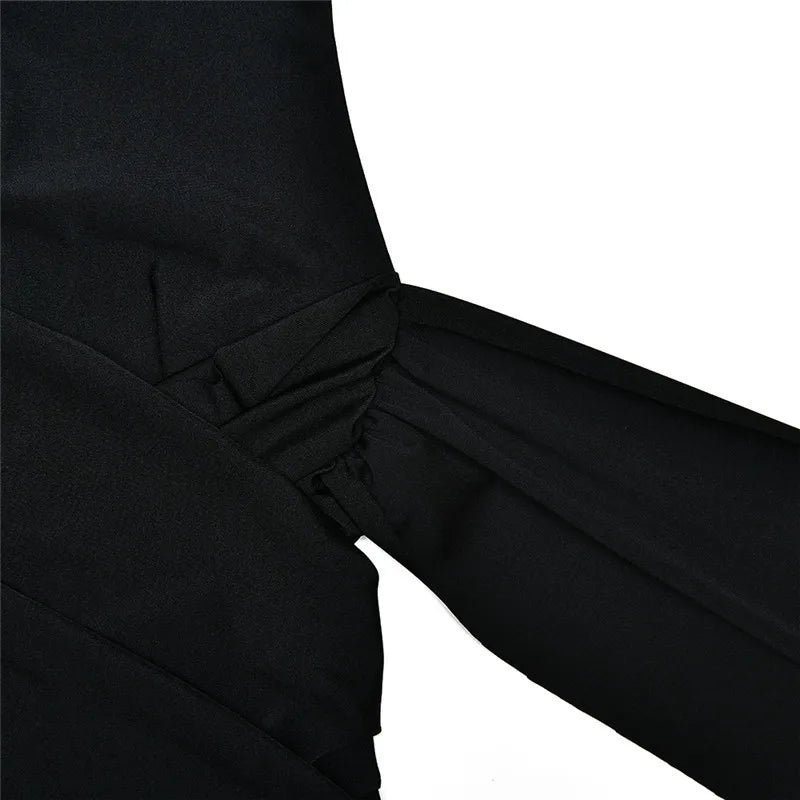 Turtleneck Sleeveless  Mini Dress