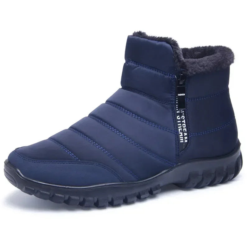 SnowSafe Zip Boots – Waterproof Warmth in Every Step