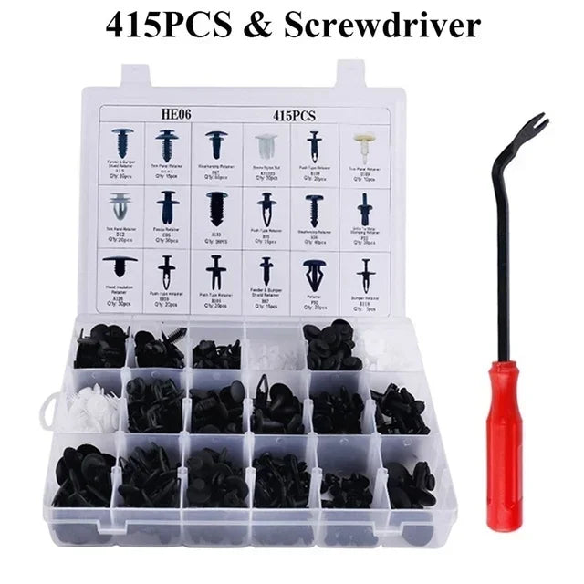 725-Piece Car Clip & Fastener Kit – Ultimate Removal & Replacement Tool!