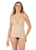 Body Beautiful Women's Smooth and Silky Slimming Top With Sexy Lace Nude