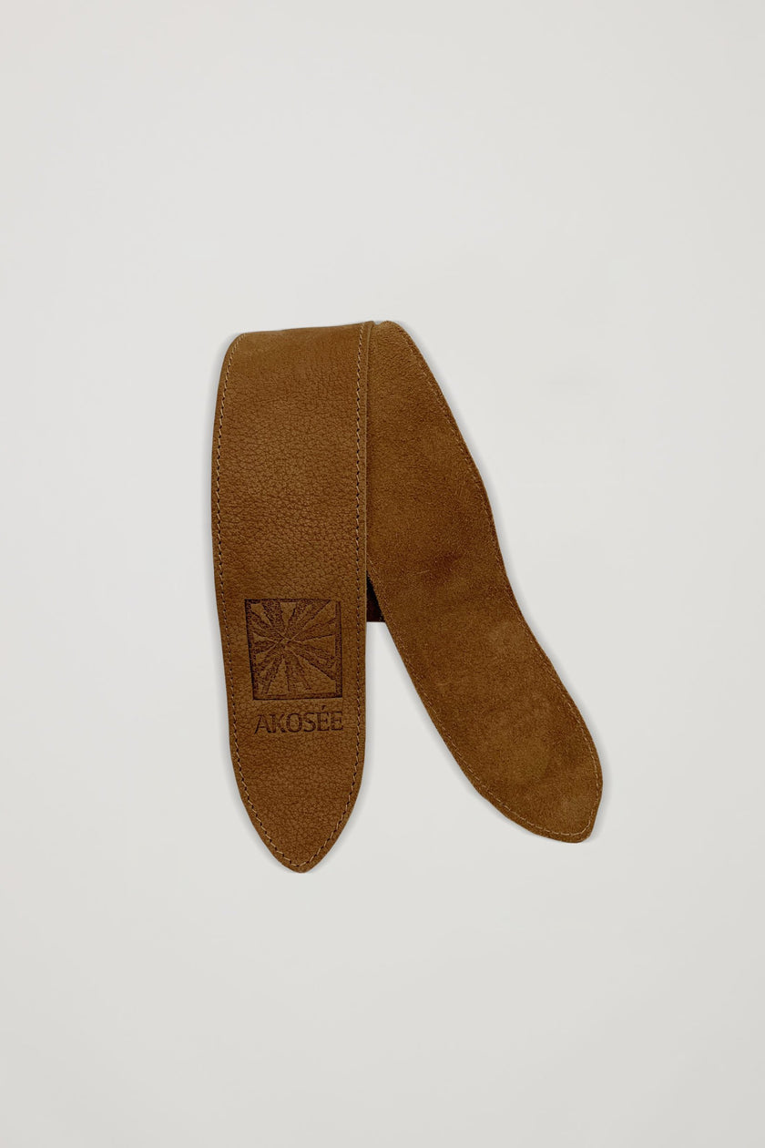 Akosée Leather Tie Belt