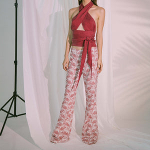 Plato Trousers in Canyon Rose