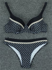 Ensemble bikini push-up imprimé - Maillot de bain pour la plage et la natation