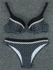 Ensemble bikini push-up imprimé - Maillot de bain brésilien d'été