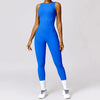 Seamless V-Back Yoga Jumpsuit with Padding