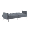 Modern Linen Convertible Futon Sofa Bed for Small Spaces & Apartments