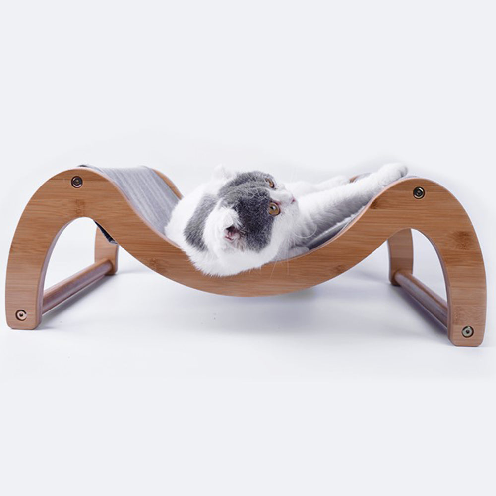 Durable Bamboo Bed for Small-Medium Pets