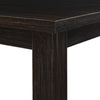 Espresso Rustic Wooden Counter Height Dining Table for Small Spaces