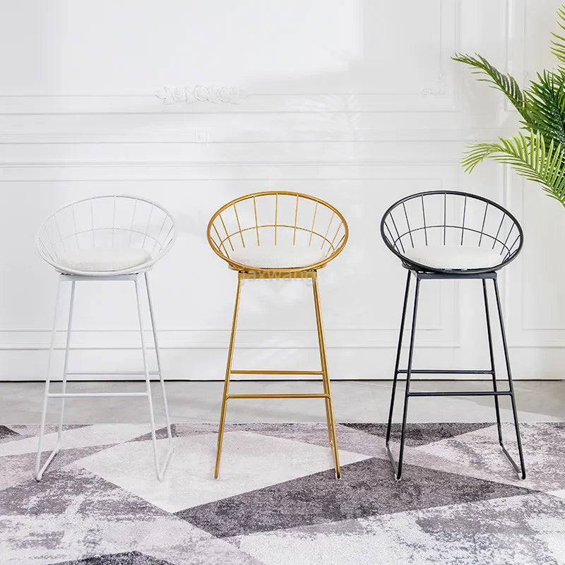 Sleek Modern Minimalist Bar Stools - Stylish High Dining Chairs