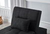 Black Linen Fabric Recliner Chair & Living Room Bedroom Furniture