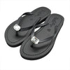 Rectangle Studs - Crystal Flat Flip Flops Sandal