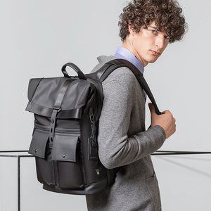 Laptop Backpack for Men - Waterproof with USB Charging for Business Travel
