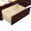 Twin Size Platform Storage Bed With 3 Drawers