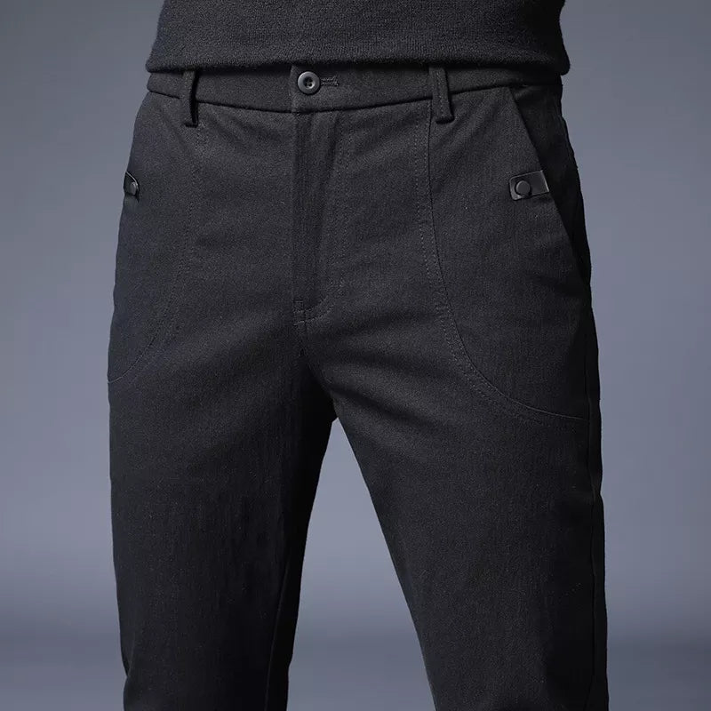 Men's Slim Casual Stretch Trousers - Fashion Business Pants