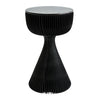 Table d'appoint en papier, petite jupe noire, meubles de maison, Table basse de luxe en papier Kraft, petites Tables d'angle rondes nordiques simples