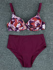 Printed Push-Up Bikini Set - Brazilian Summer Beachwear