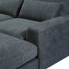 Modern L-Shape Feather-Filled Convertible Sofa with Reversible Chaise