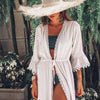 Lace Crochet Bikini Cover-Up Dress - Summer Beachwear for Women