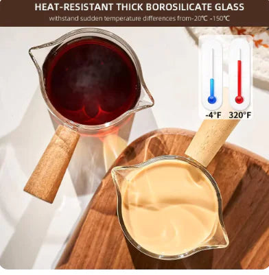 Heat-Resisting Glass Espresso Measuring Cup