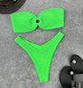 Sultry High-Cut Strapless Brazilian Bikini Set - Chic & Sexy Swimwear