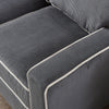 Dark Grey Corduroy Living Room Sofa Set (2+3 Seat)