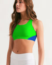 Neon Green Women's Seamless Sports Bra