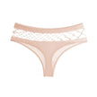 Elegant Hollow Out Seamless Sexy Panties - European Mid-Waist G-String