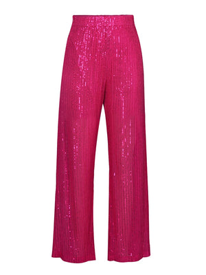 Glam Sequin Two-Piece Set: Sparkly Party Top & Pants for Women