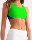 Neon Green Women's Seamless Sports Bra