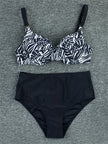 Printed Push-Up Bikini Set - Brazilian Summer Beachwear