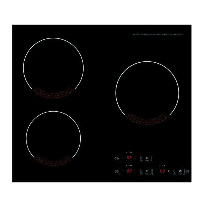 Tri-Head High Power Ceramic Cooktop: Sleek, Integrated Electric Cooker