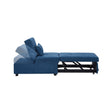 Blue Linen Recliner Chair & Bedroom Furniture for Living Room